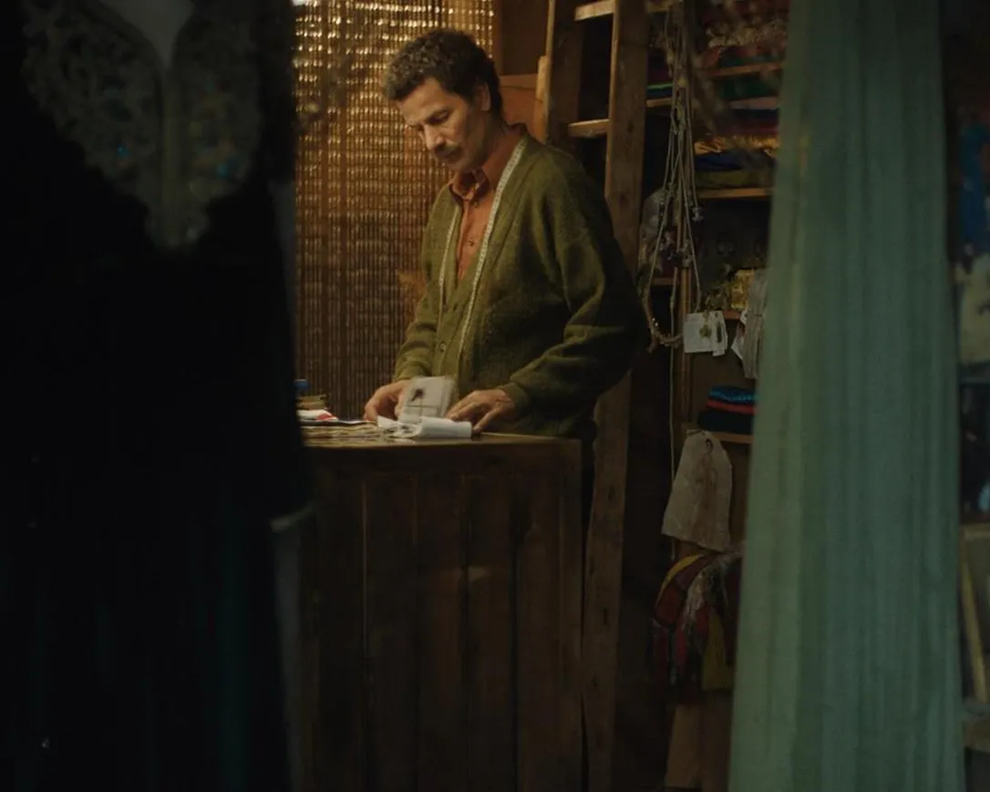This image released by Strand Releasing shows Saleh Bakri in a scene from "The Blue Caftan" directed by Maryam Touzani.