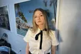 Anna Delvey, also known as Anna Sorokin, poses at her apartment in New York on May 26, 2023, to promote her podcast, “The Anna Delvey Show.