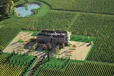 Aerial View of Two Sisters Vineyards.