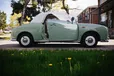 Says Brian Lynch: “My wife and I were renting a home in Clifton, Ireland in 2016 . . . I saw a car just like this one parked on the street. I’d never seen one in my life. Everything about it caught my attention . . . It was the 1991 Nissan Figaro and it had to be mine."