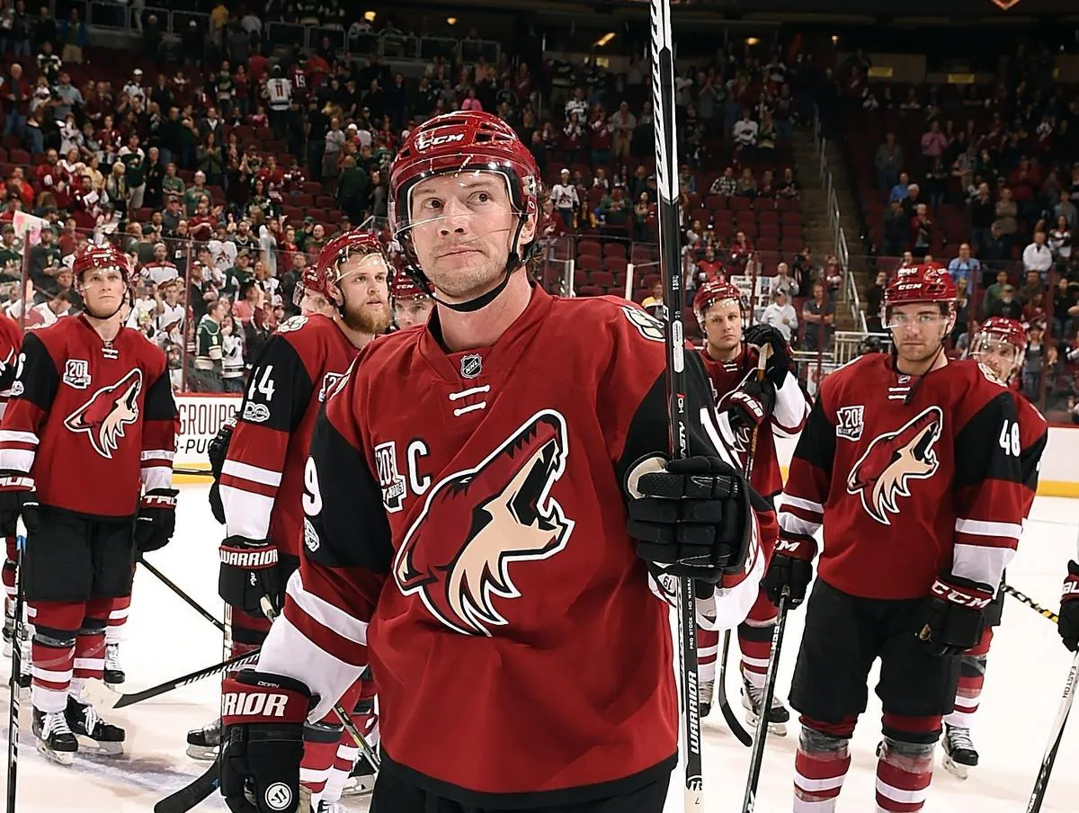 Shane Doan retired n 2017 after 1,540 games with the Jets/Coyotes franchise.